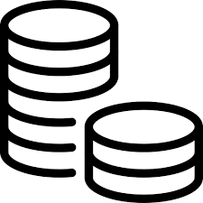 M&uuml;nzstapel-Symbol (Kosten/Finanzierung).